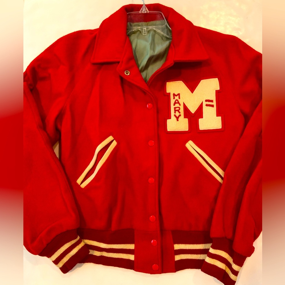 Vintage 1967 Irving Texas MacArthur Cardettes Wool Varsity Jacket Medium